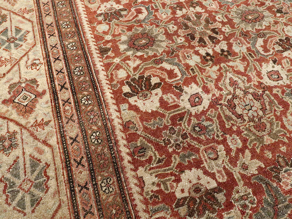 Antique Persian Mahal Carpet, No.27647 - Gsblank