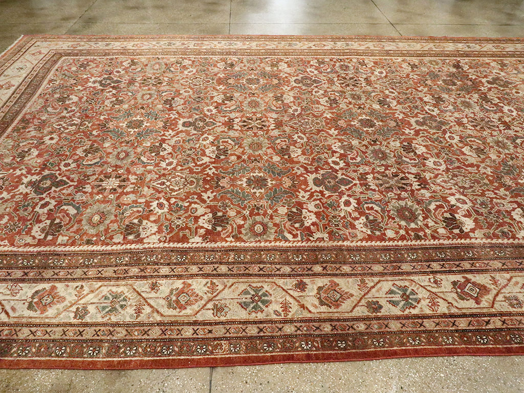 Antique Persian Mahal Carpet, No.27647 - Gsblank