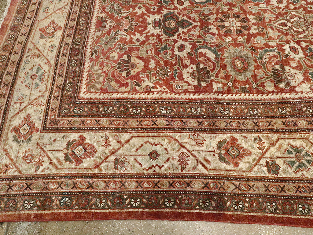 Antique Persian Mahal Carpet, No.27647 - Gsblank