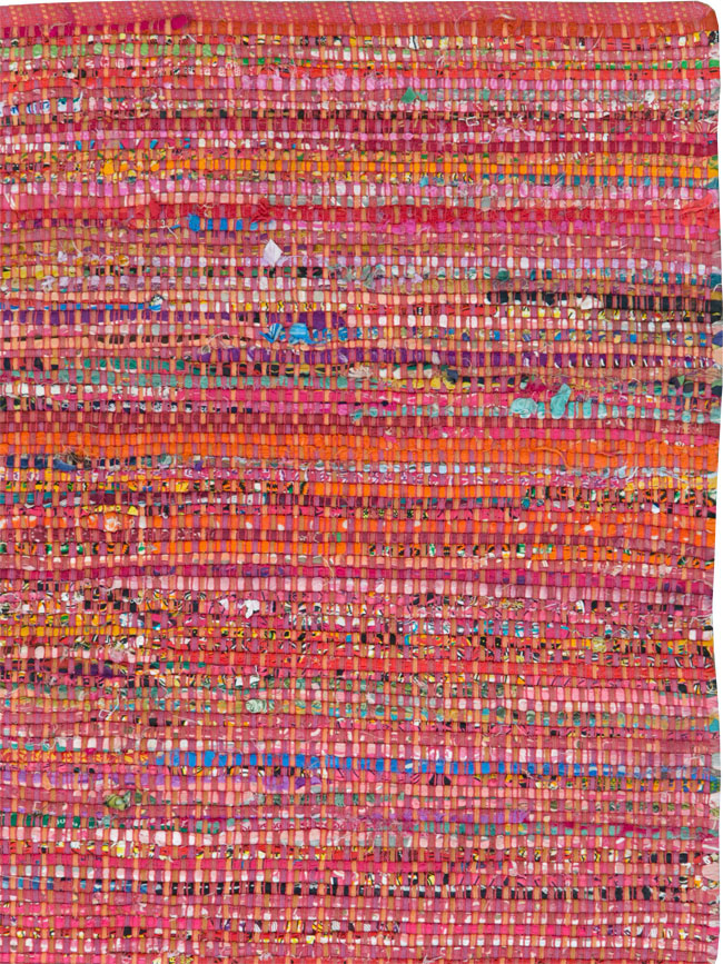 Vintage American Rag Rug, No.27654 - Gsblank