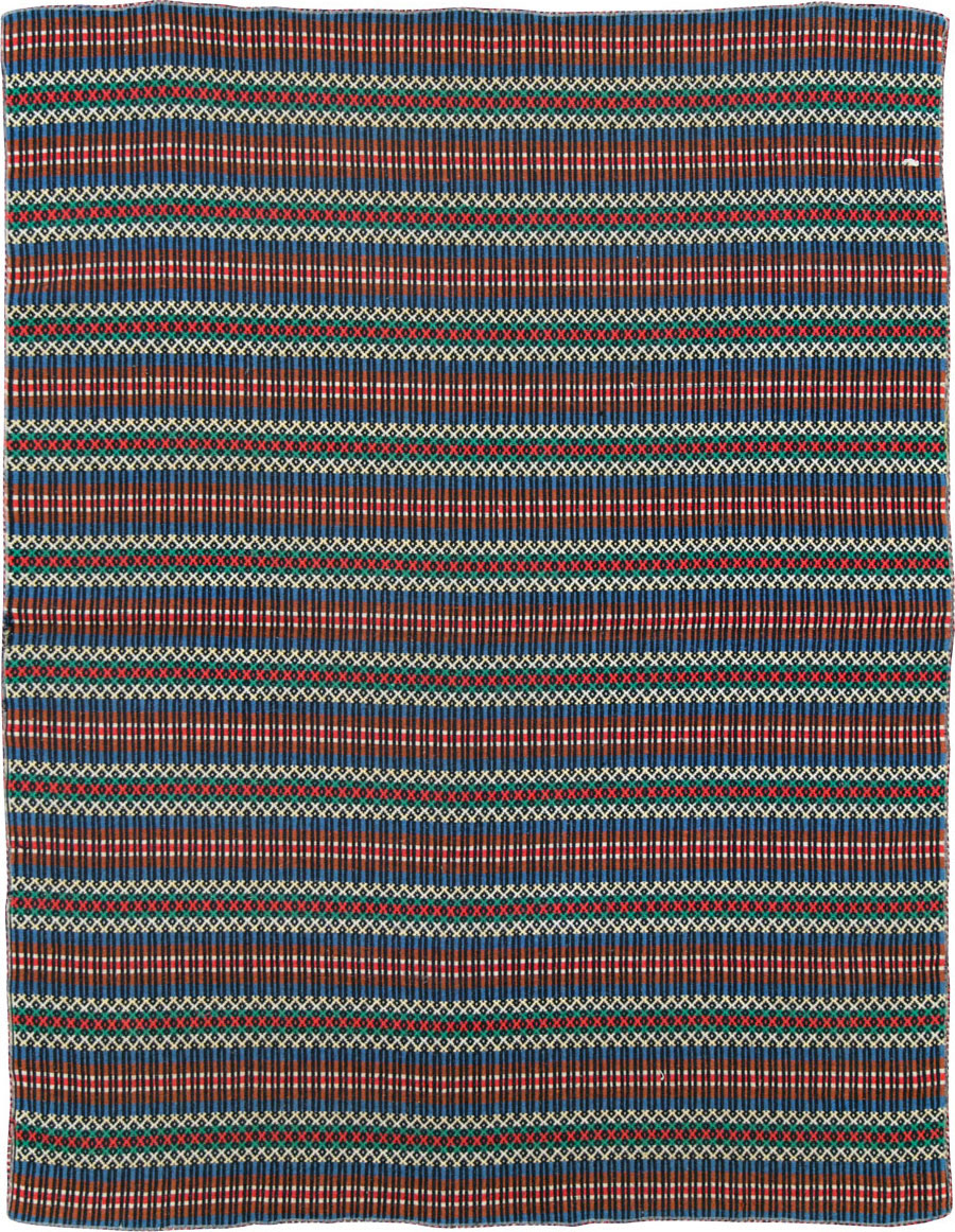 Vintage European Flatweave, No.27655 - Gsblank