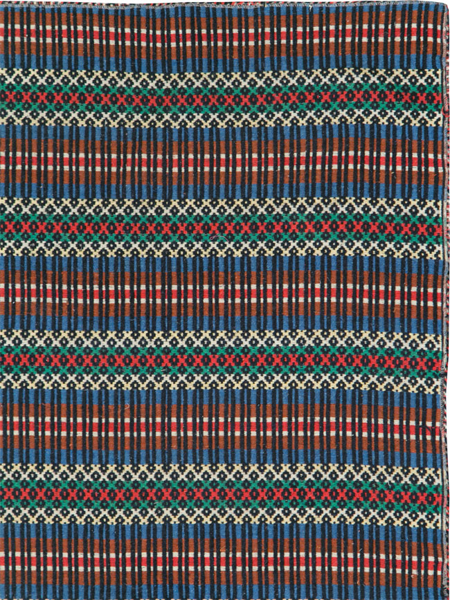 Vintage European Flatweave, No.27655 - Gsblank
