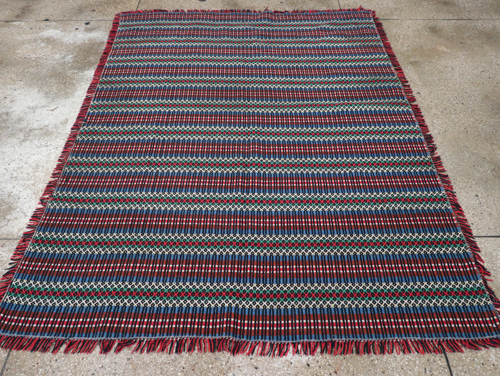 Vintage European Flatweave, No.27655 - Gsblank