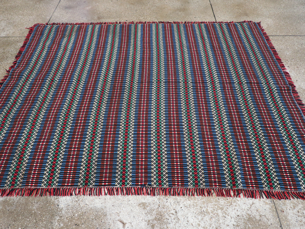 Vintage European Flatweave, No.27655 - Gsblank