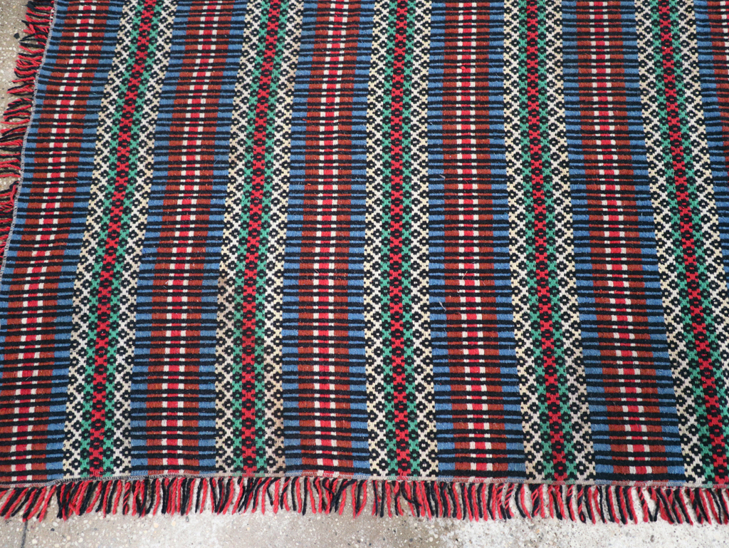Vintage European Flatweave, No.27655 - Gsblank