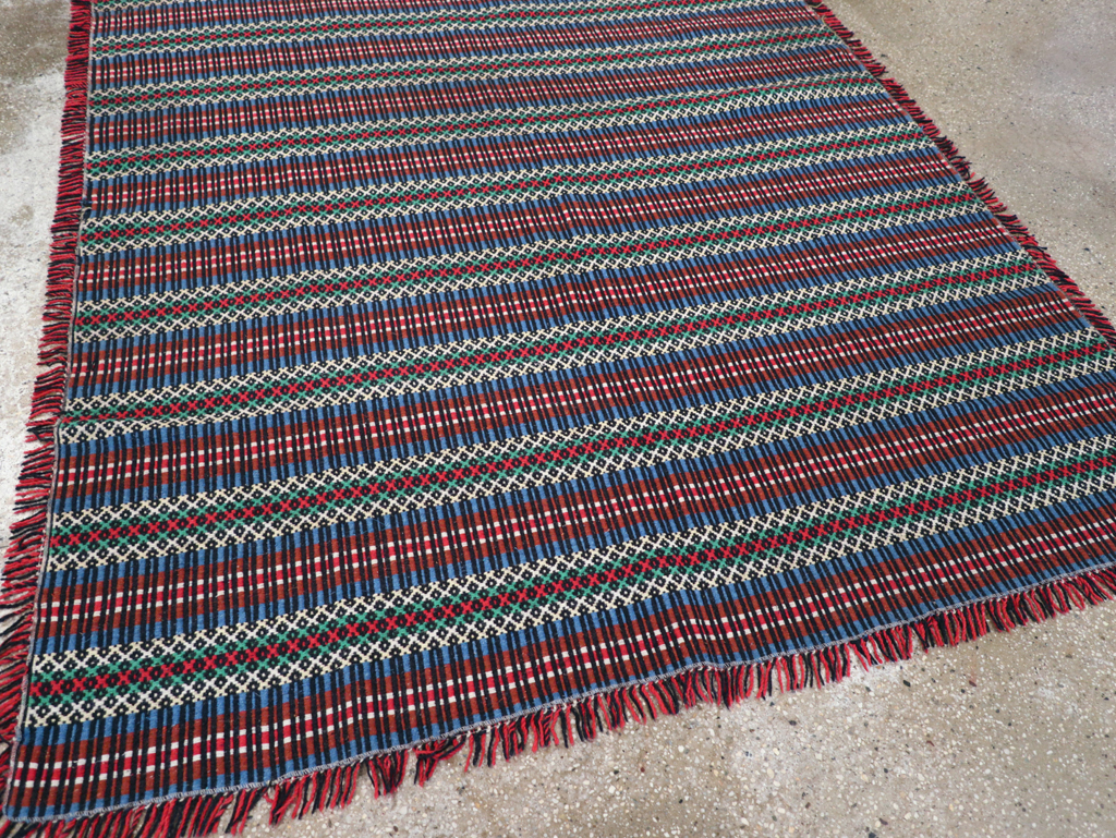 Vintage European Flatweave, No.27655 - Gsblank
