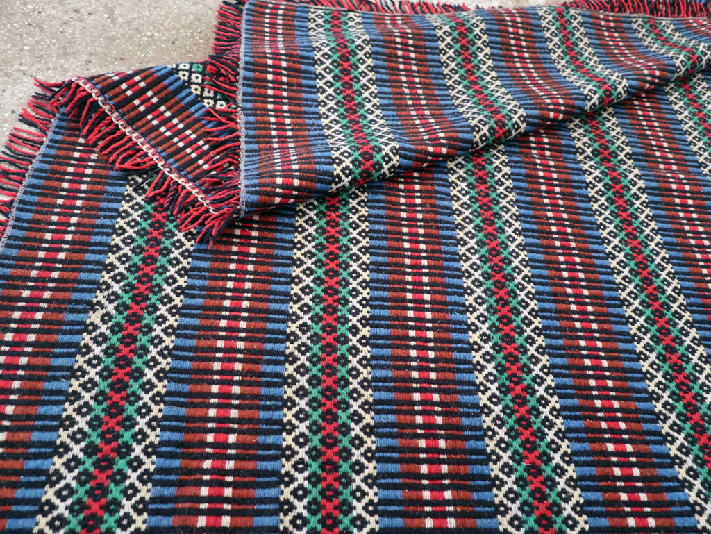 Vintage European Flatweave, No.27655 - Gsblank