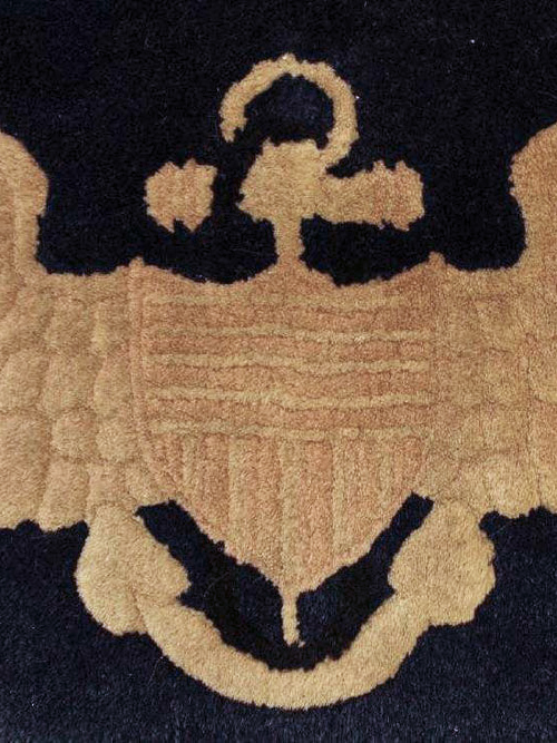 Vintage Chinese Pictorial Rug, No.27656 - Gsblank