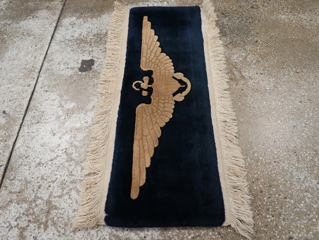 Vintage Chinese Pictorial Rug, No.27656 - Gsblank