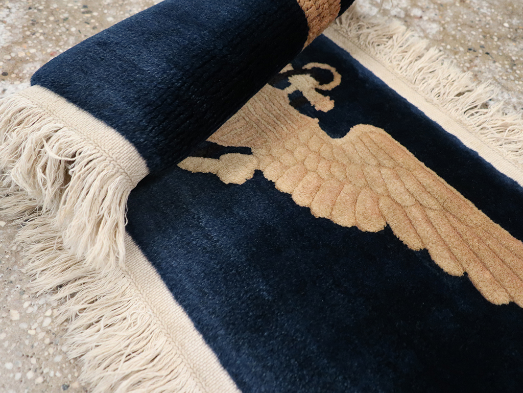 Vintage Chinese Pictorial Rug, No.27656 - Gsblank