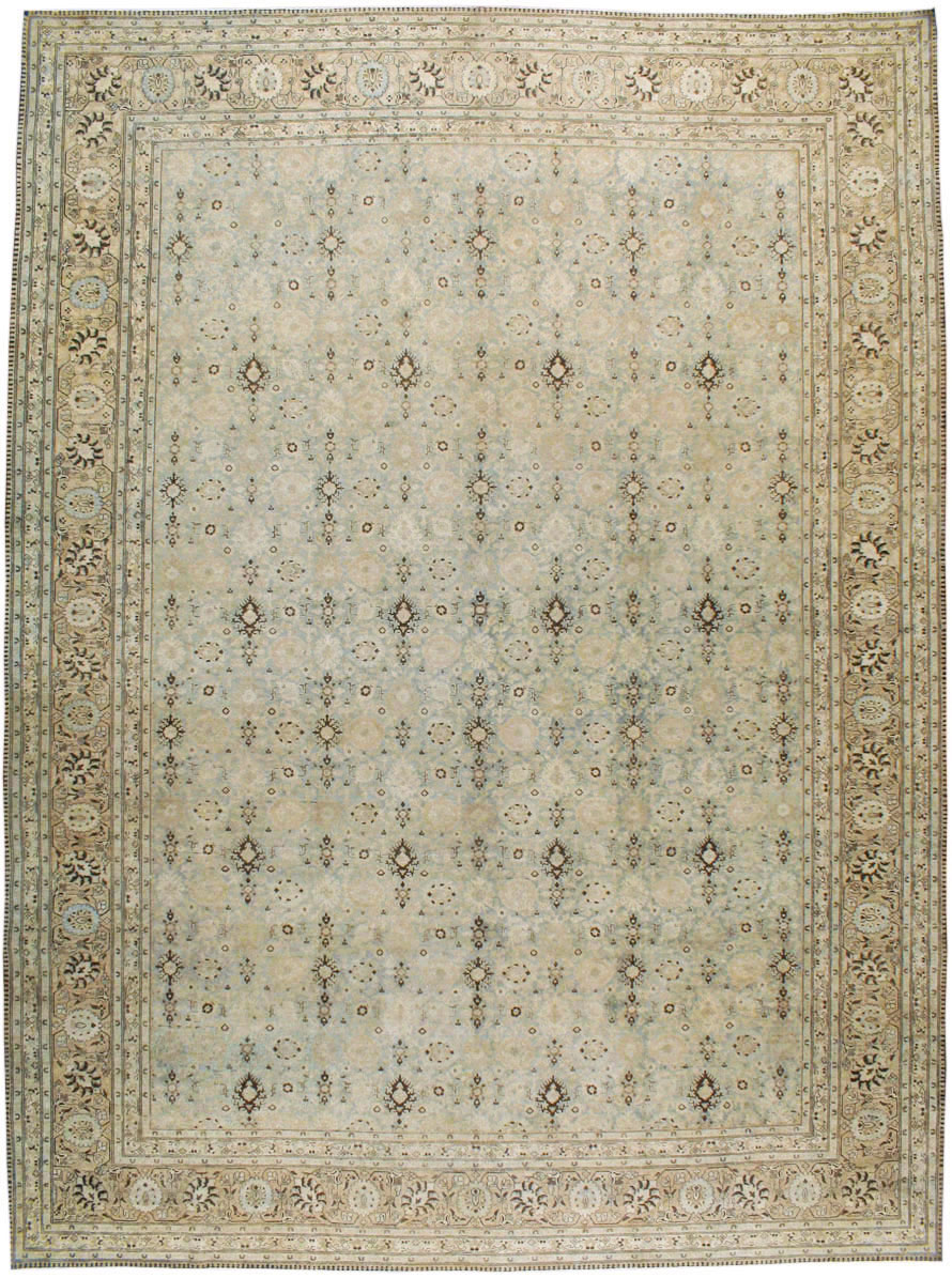 Antique Persian Tabriz Carpet, No.27659 - Gsblank