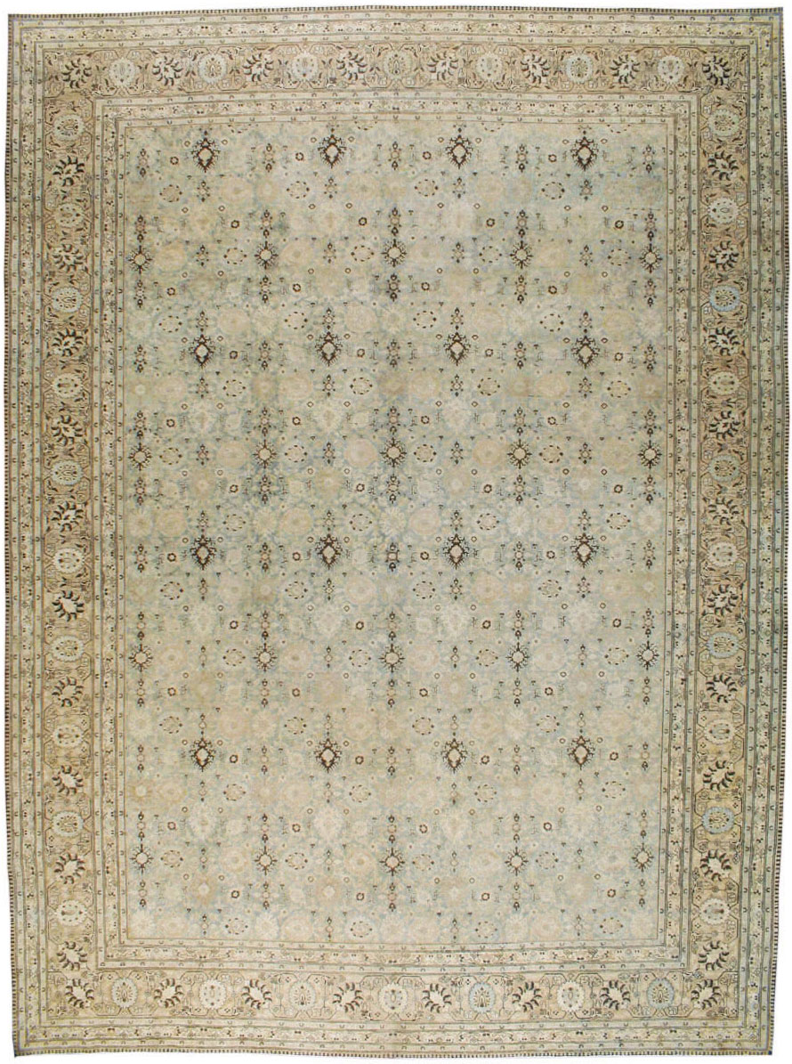 Antique Persian Tabriz Carpet, No.27659 - Gsblank