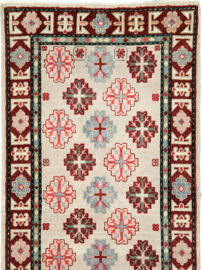 Vintage East Turkestan Khotan Runner (Pair: 1 of 2), No.27663 - Gsblank