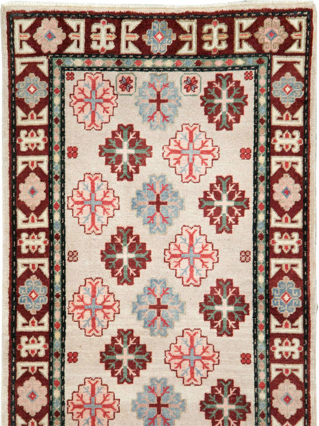 Vintage East Turkestan Khotan Runner (Pair: 1 of 2), No.27663 - Gsblank