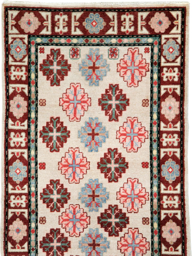 Vintage East Turkestan Khotan Runner (Pair: 1 of 2), No.27663 - Gsblank