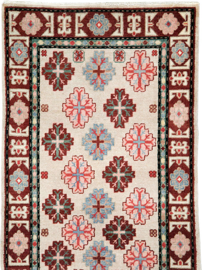 Vintage East Turkestan Khotan Runner (Pair: 1 of 2), No.27663 - Gsblank