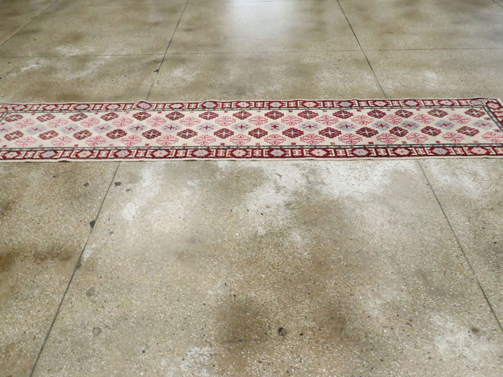 Vintage East Turkestan Khotan Runner (Pair: 1 of 2), No.27663 - Gsblank