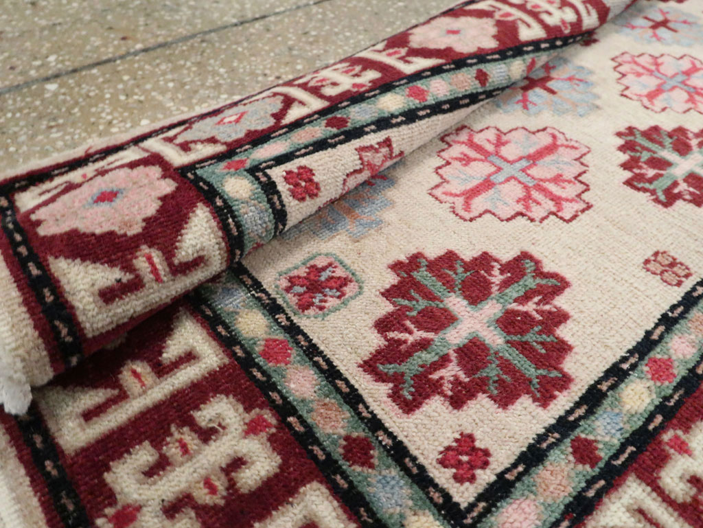 Vintage East Turkestan Khotan Runner (Pair: 1 of 2), No.27663 - Gsblank