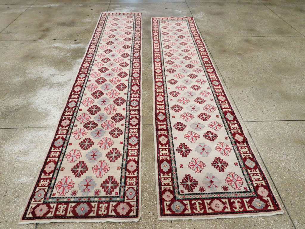 Vintage East Turkestan Khotan Runner (Pair: 1 of 2), No.27663 - Gsblank
