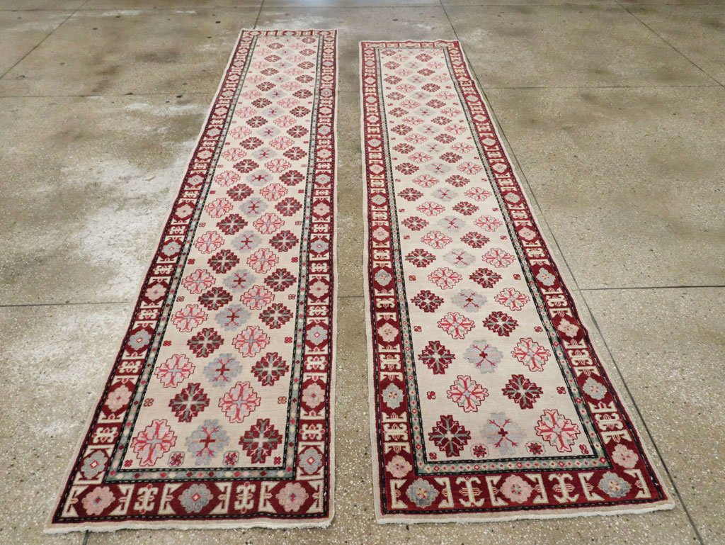 Vintage East Turkestan Khotan Runner (Pair: 1 of 2), No.27663 - Gsblank