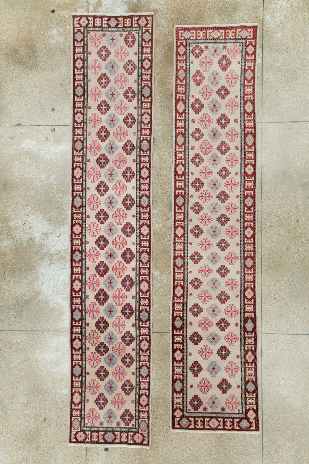 Vintage East Turkestan Khotan Runner (Pair: 1 of 2), No.27663 - Gsblank