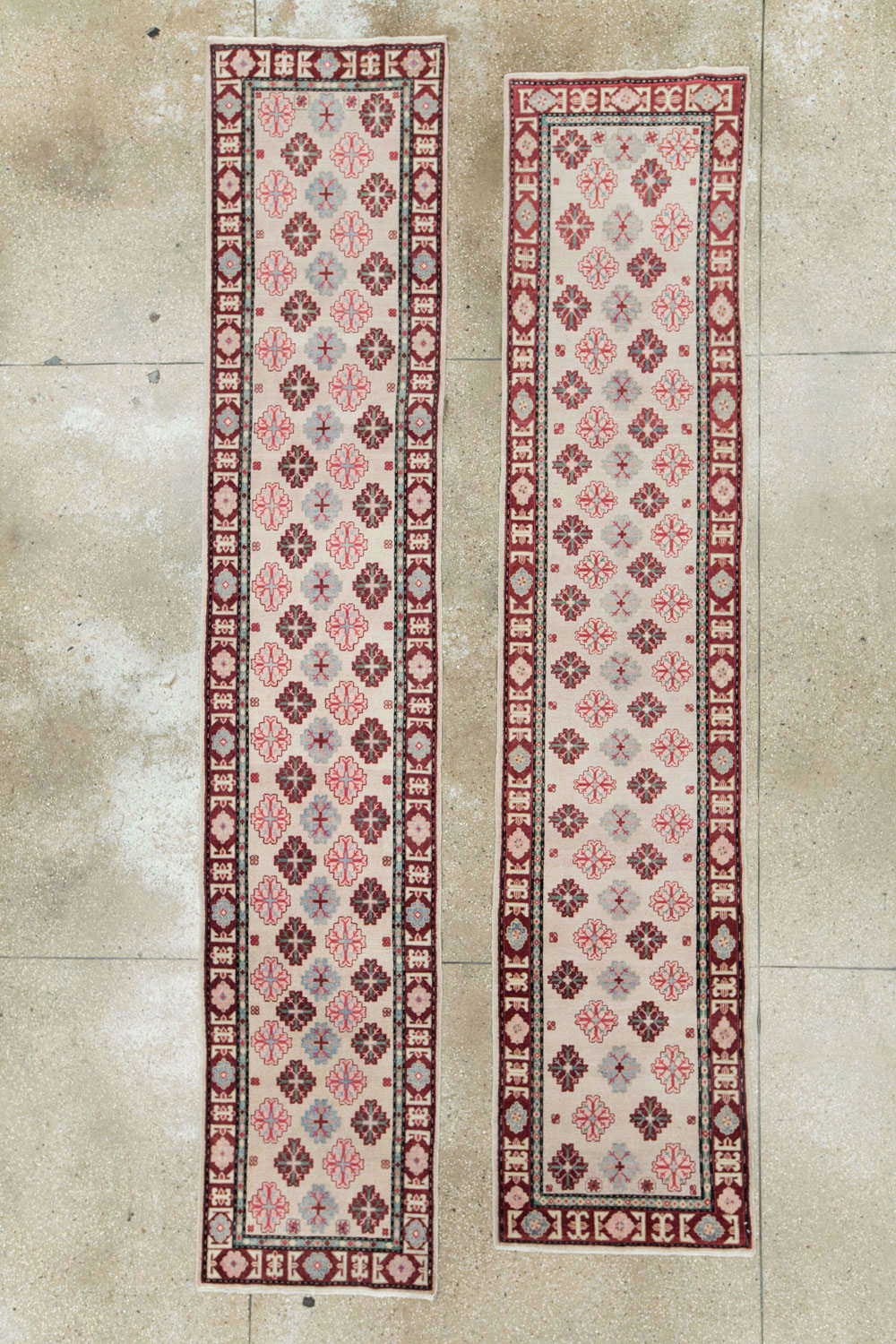 Vintage East Turkestan Khotan Runner (Pair: 1 of 2), No.27663 - Gsblank