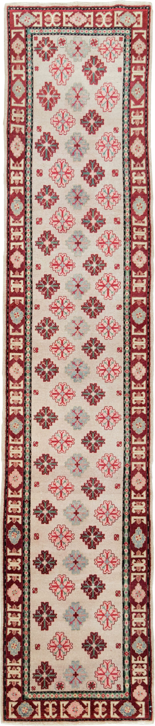 Vintage East Turkestan Khotan Runner (Pair: 2 of 2), No.27664 - Gsblank