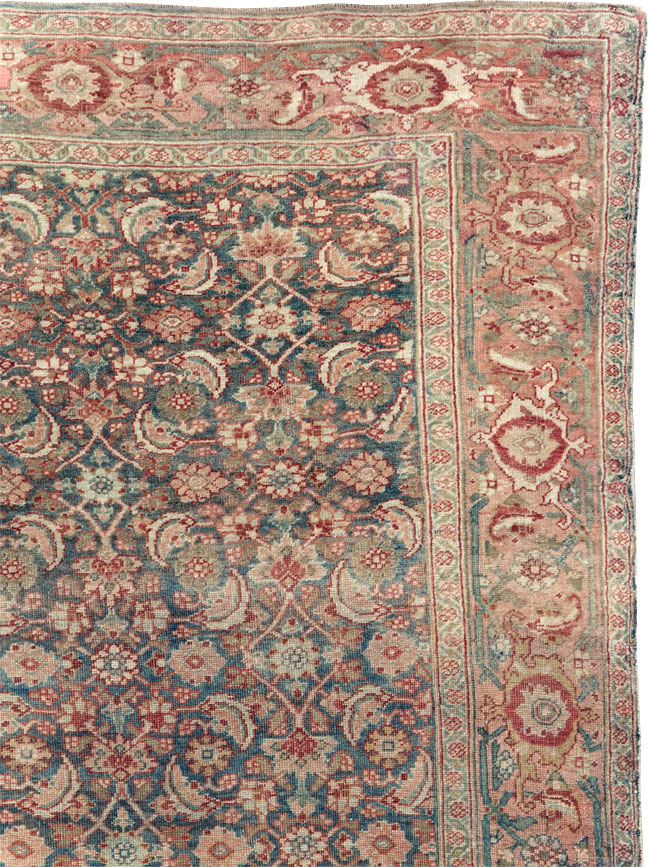 Antique Persian Bidjar Wide Gallery Runner, No.27665 - Gsblank