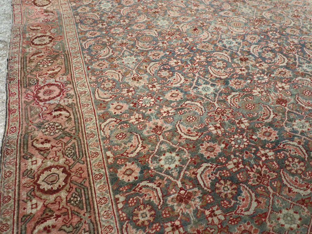 Antique Persian Bidjar Wide Gallery Runner, No.27665 - Gsblank