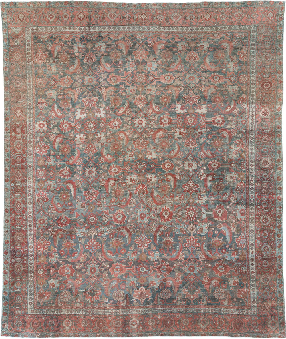 Antique Persian Malayer Room Size Carpet, No.27669 - Gsblank