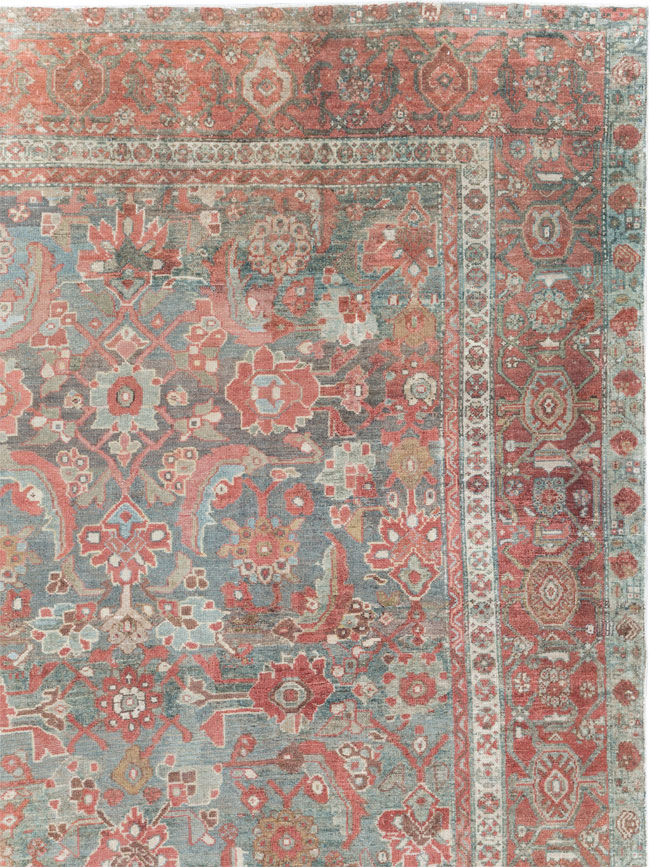 Antique Persian Malayer Room Size Carpet, No.27669 - Gsblank