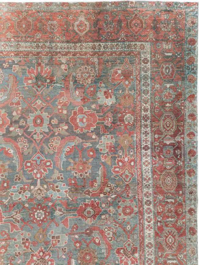 Antique Persian Malayer Room Size Carpet, No.27669 - Gsblank