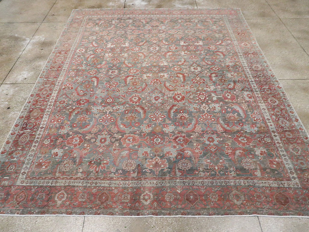 Antique Persian Malayer Room Size Carpet, No.27669 - Gsblank