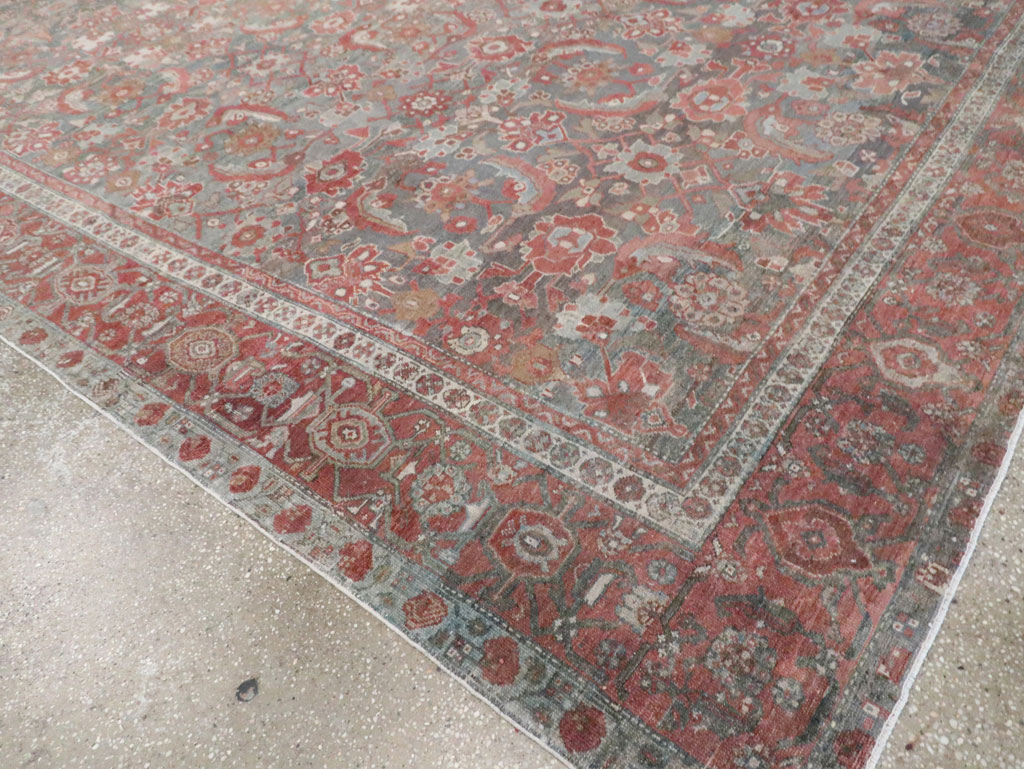 Antique Persian Malayer Room Size Carpet, No.27669 - Gsblank