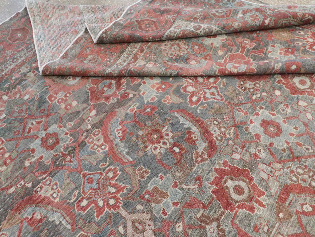 Antique Persian Malayer Room Size Carpet, No.27669 - Gsblank