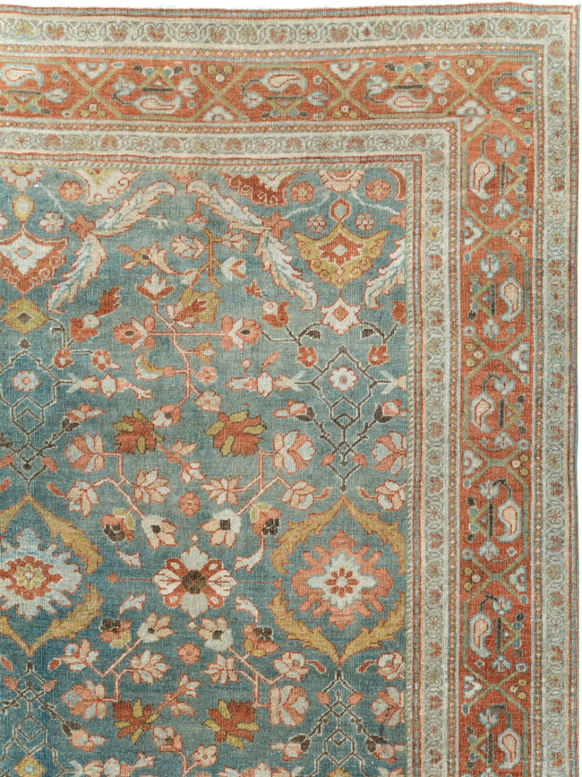 Antique Persian Sarouk Large Gallery Carpet, No.27670 - Gsblank
