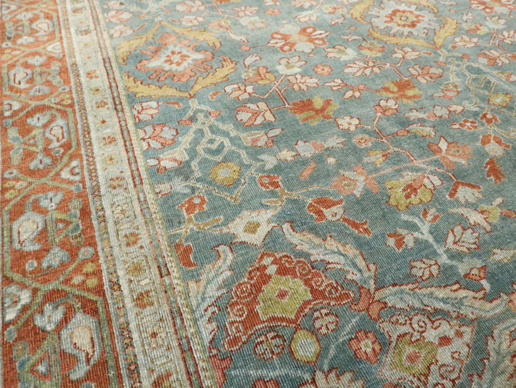Antique Persian Sarouk Large Gallery Carpet, No.27670 - Gsblank