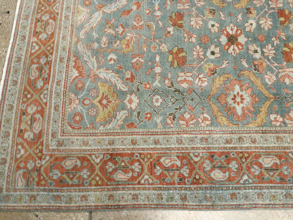 Antique Persian Sarouk Large Gallery Carpet, No.27670 - Gsblank