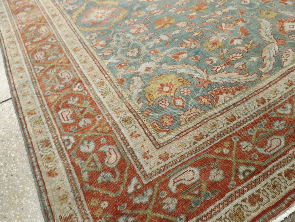 Antique Persian Sarouk Large Gallery Carpet, No.27670 - Gsblank
