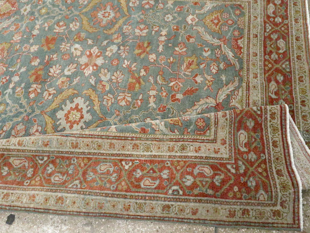 Antique Persian Sarouk Large Gallery Carpet, No.27670 - Gsblank