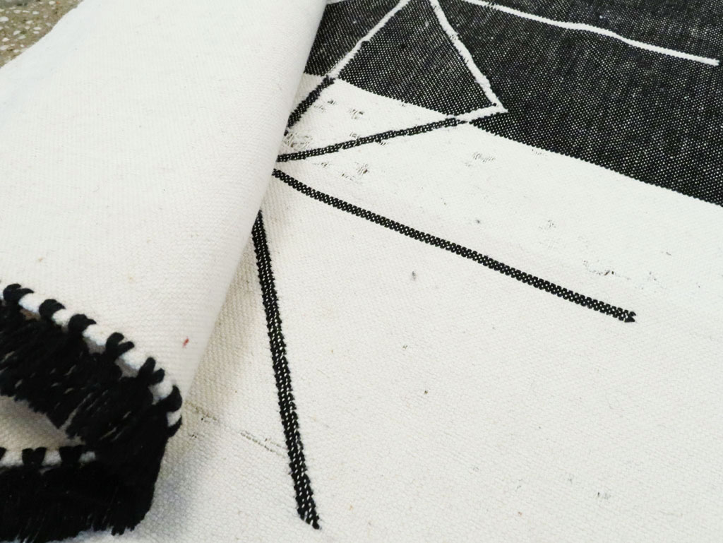 Vintage Ecuadorian Textile Flatweave, No.27672 - Gsblank