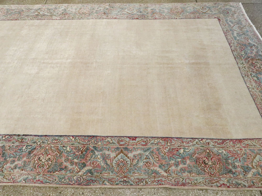Antique Persian Lavar Kerman Gallery Carpet, No.27684 - Gsblank