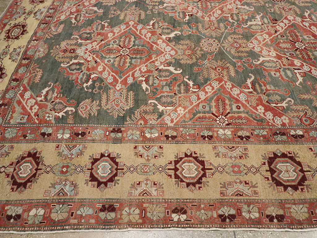 Antique Persian Bakhtiari Large Carpet, No.27692 - Gsblank