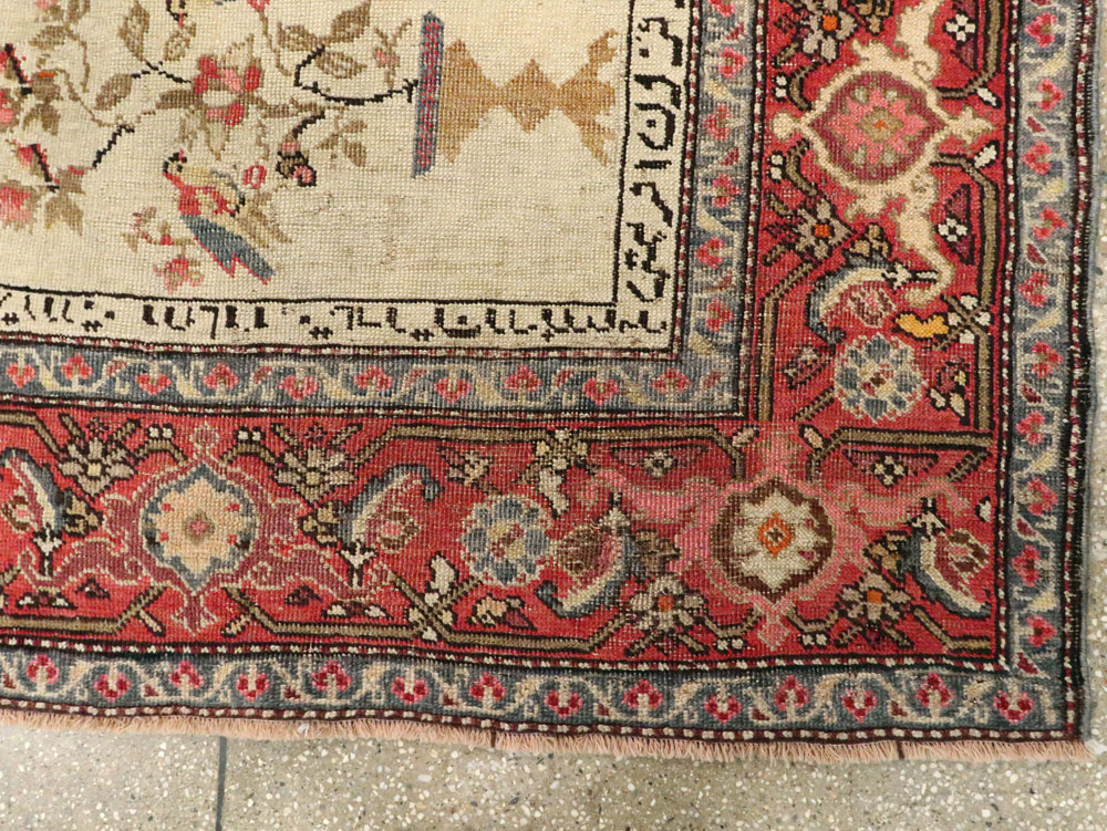 Antique Pictorial Karabagh Rug, No.27693 - Gsblank