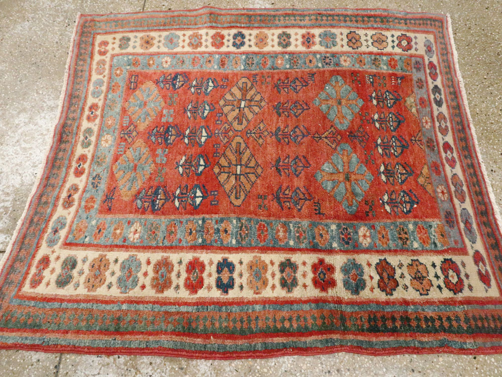 Antique Persian Bakshaish Rug, No.27708 - Gsblank