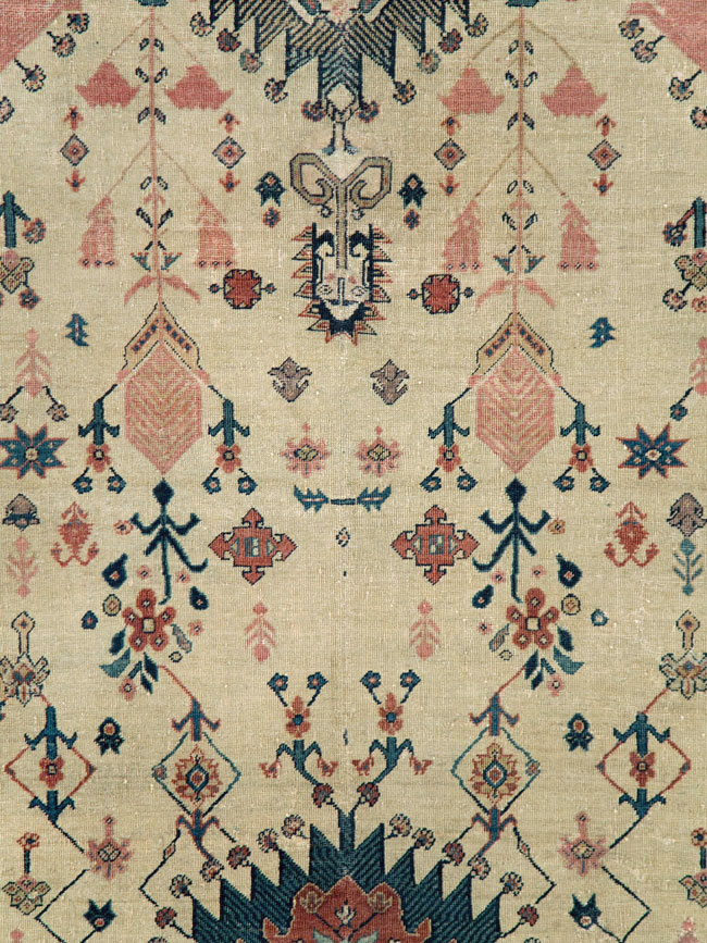 Antique Persian Fereghan Carpet, No.27714 - Gsblank