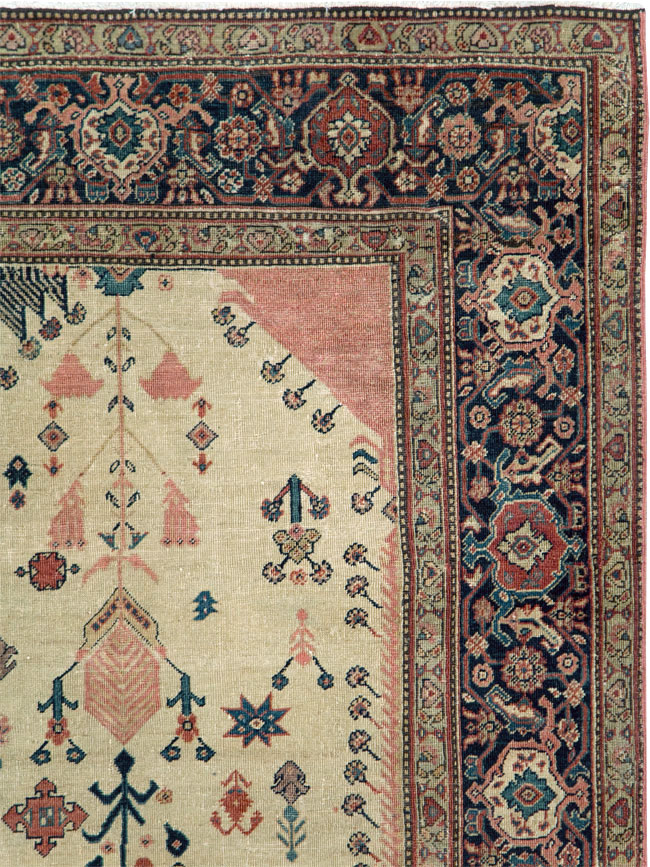 Antique Persian Fereghan Carpet, No.27714 - Gsblank