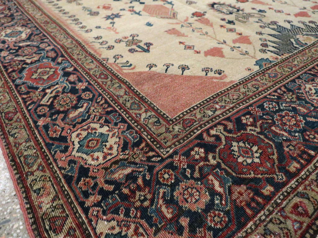 Antique Persian Fereghan Carpet, No.27714 - Gsblank