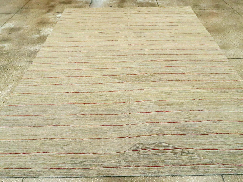 Modern Turkish Kilim, No.27726 - Gsblank