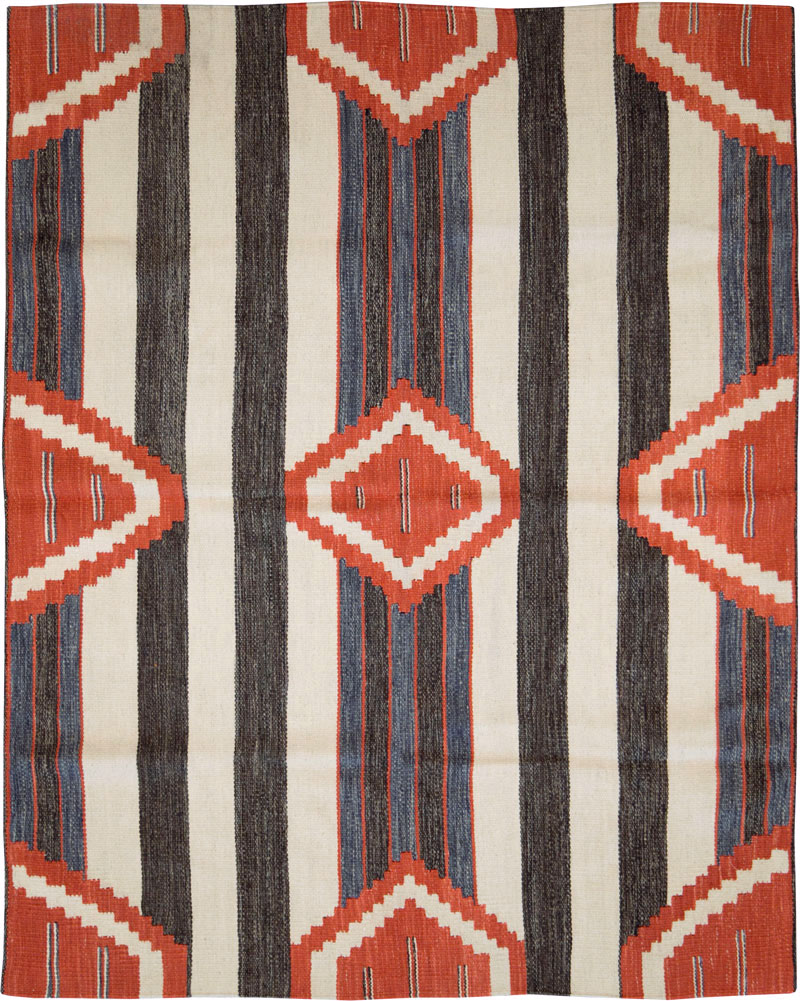 Modern Turkish Flatweave, No.27731 - Gsblank
